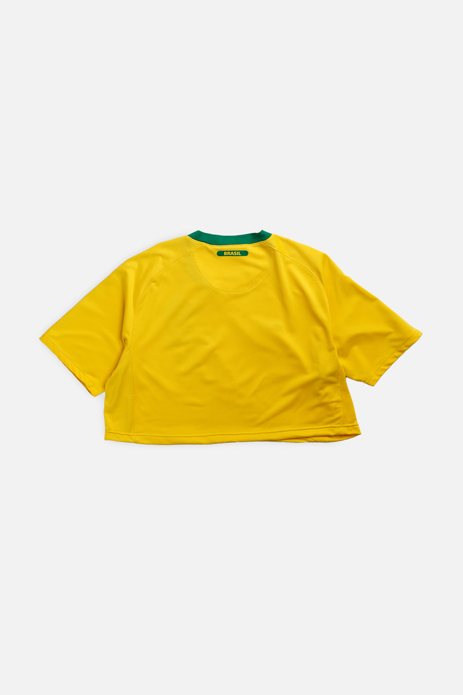 Rework Crop Brazil Soccer Jersey - XL