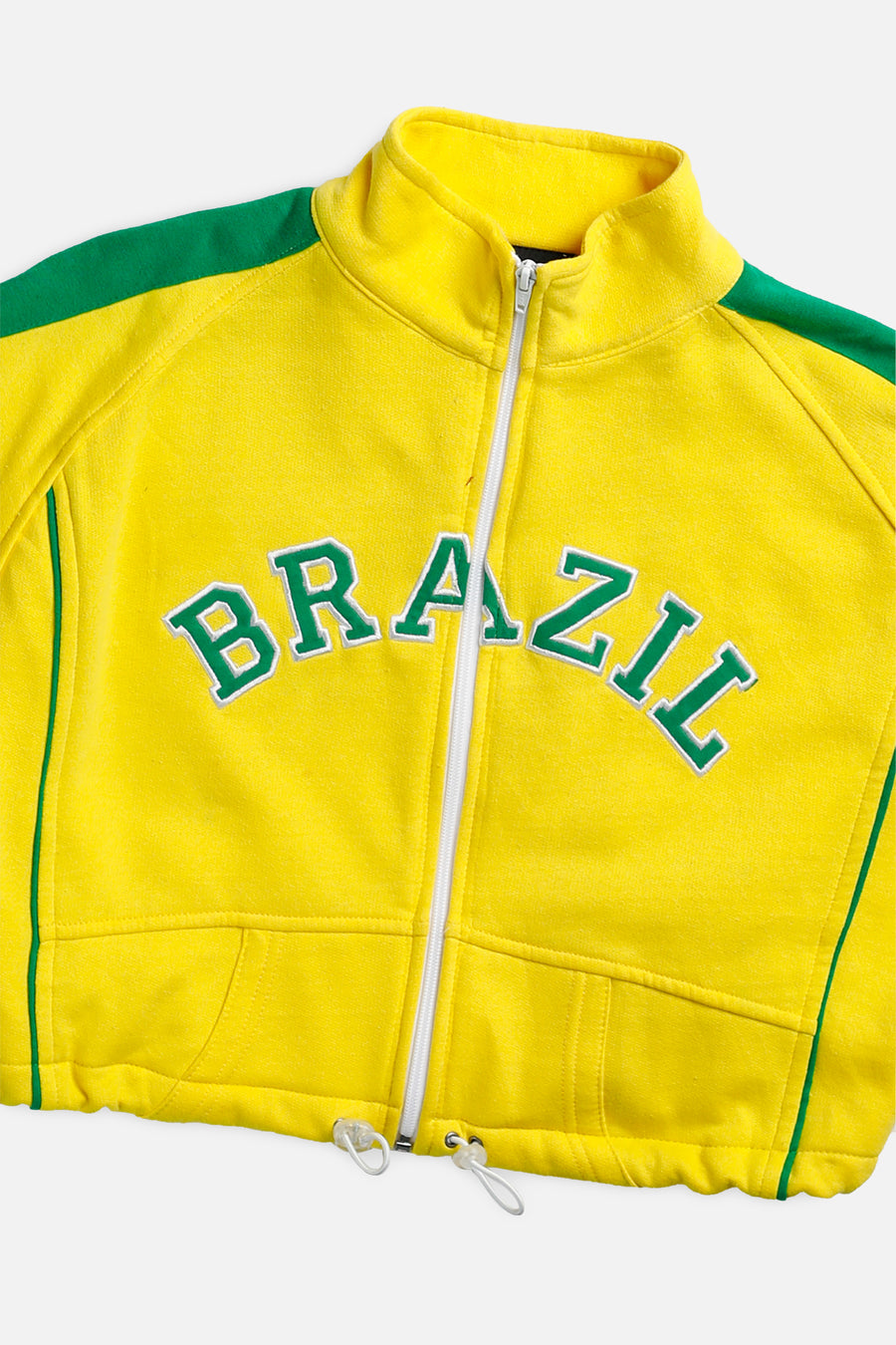 Rework Brazil Crop Sweatshirt - L