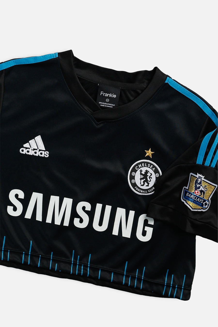 Rework Crop Chelsea Soccer Jersey - XS