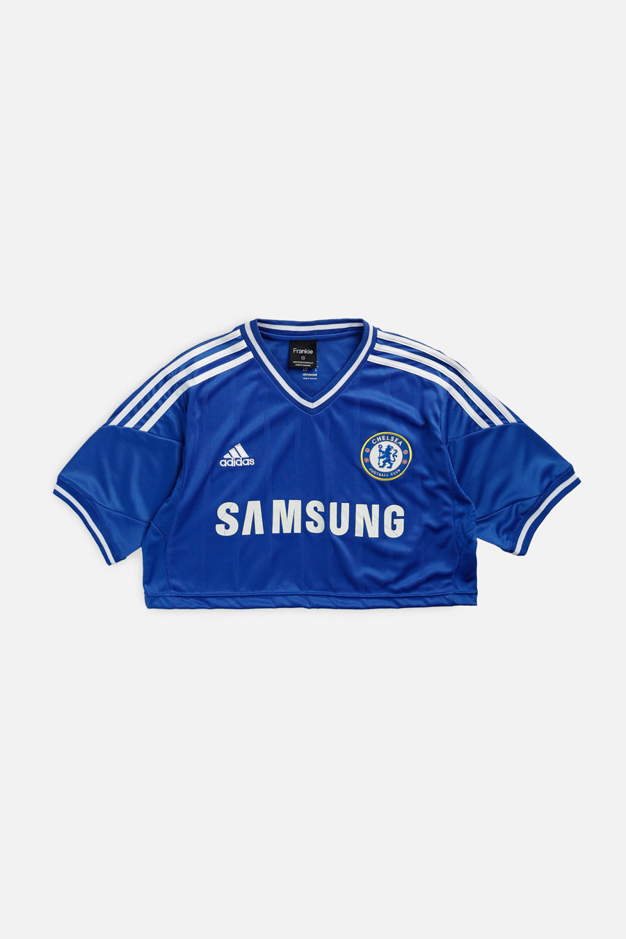 Rework Crop Chelsea Soccer Jersey - M