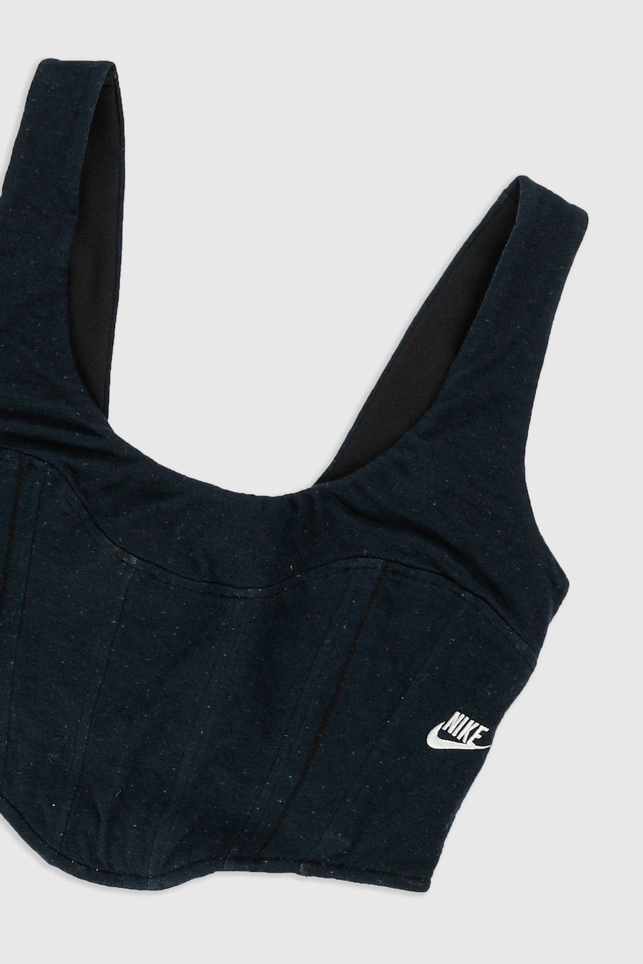 Rework Nike Sweatshirt Bustier - S