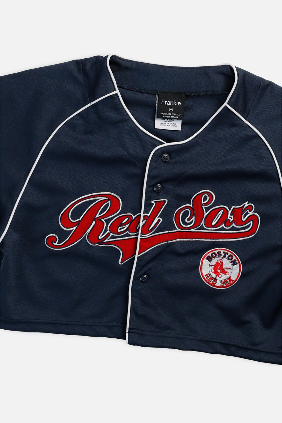 Rework Crop Boston Red Sox MLB Jersey - M