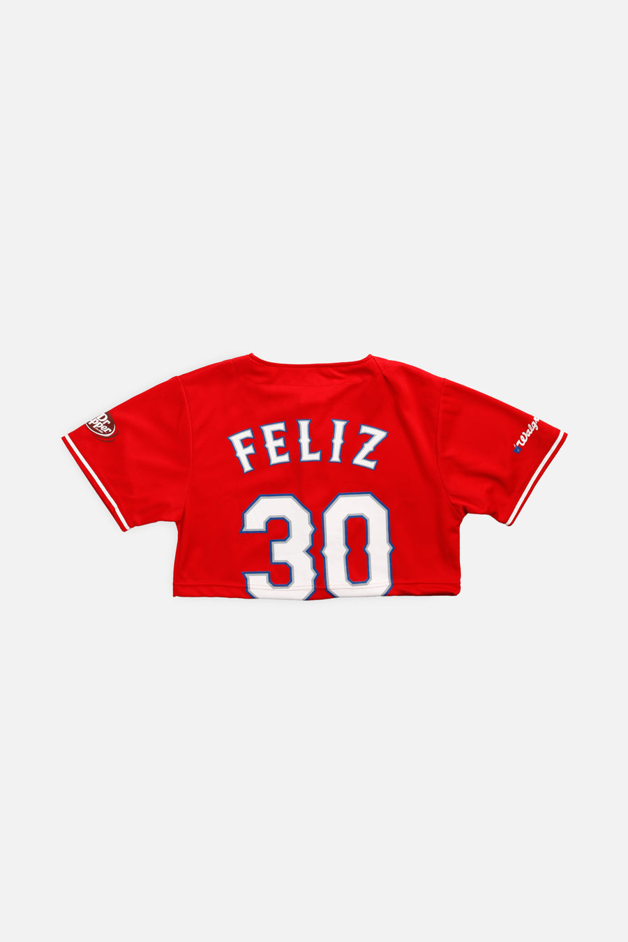 Rework Crop Texas Rangers MLB Jersey - XS