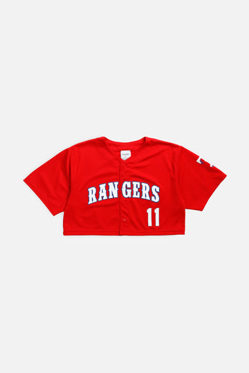 Rework Crop Texas Rangers MLB Jersey - M