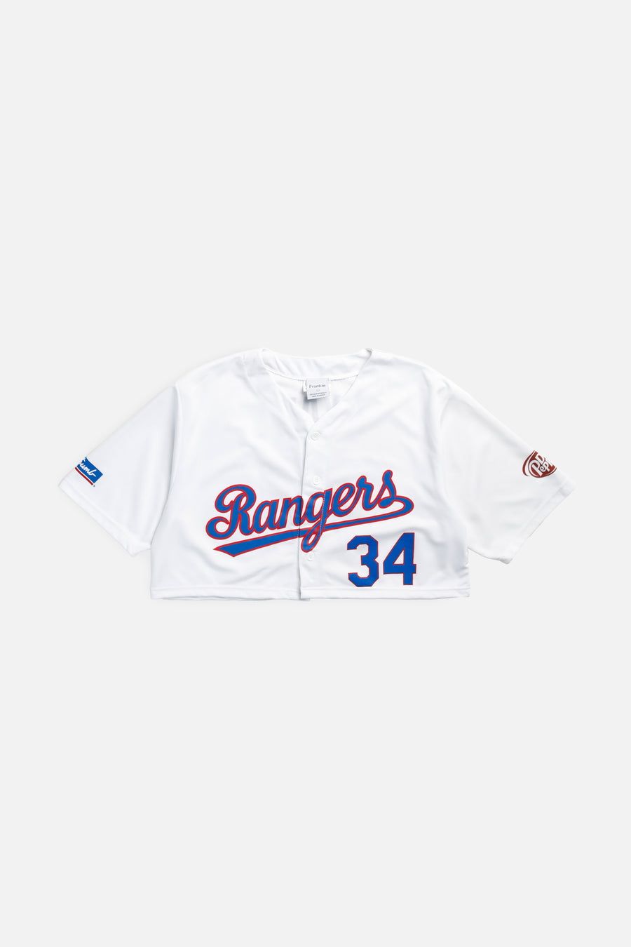 Rework Crop Texas Rangers MLB Jersey - L