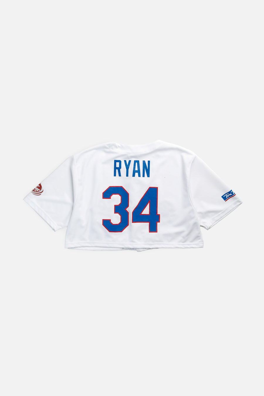 Rework Crop Texas Rangers MLB Jersey - L