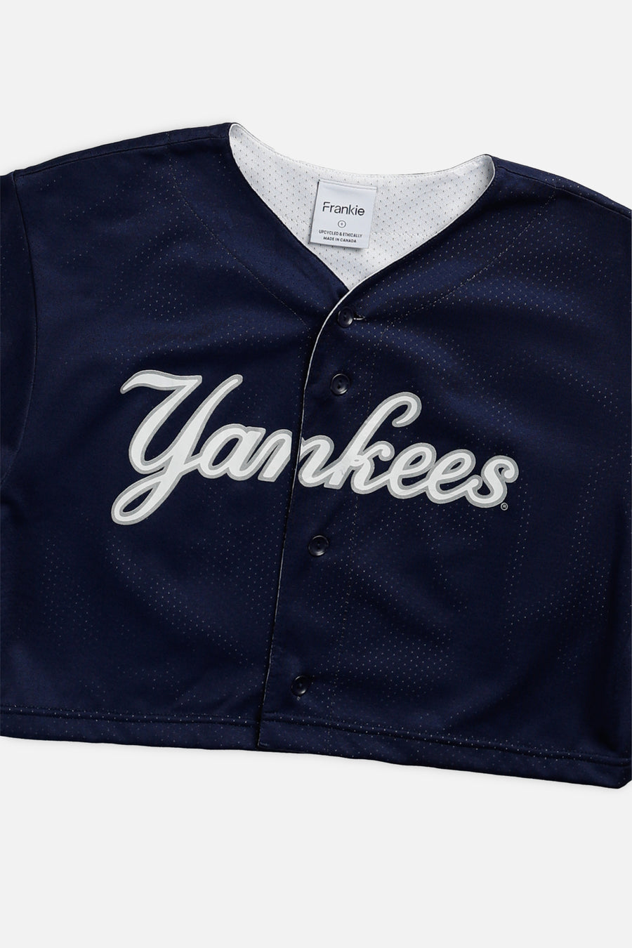 Rework Crop NY Yankees MLB Jersey - S