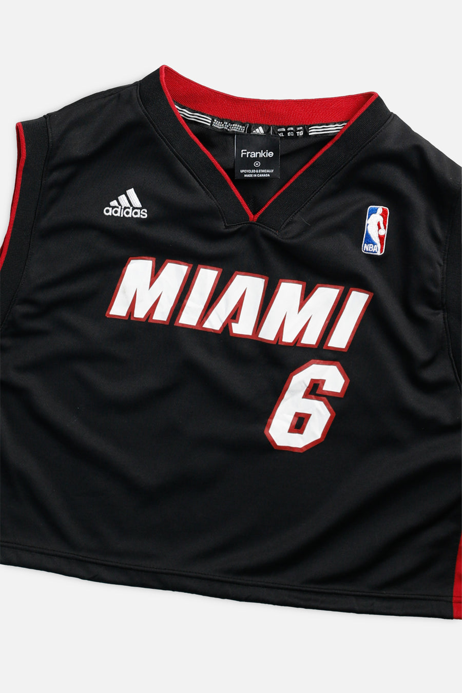 Rework Miami Heat NBA Crop Jersey - M