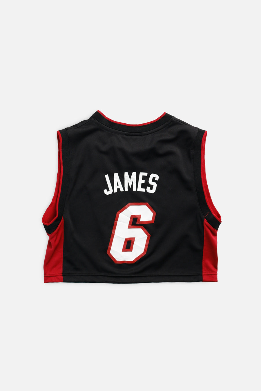 Rework Miami Heat NBA Crop Jersey - XS