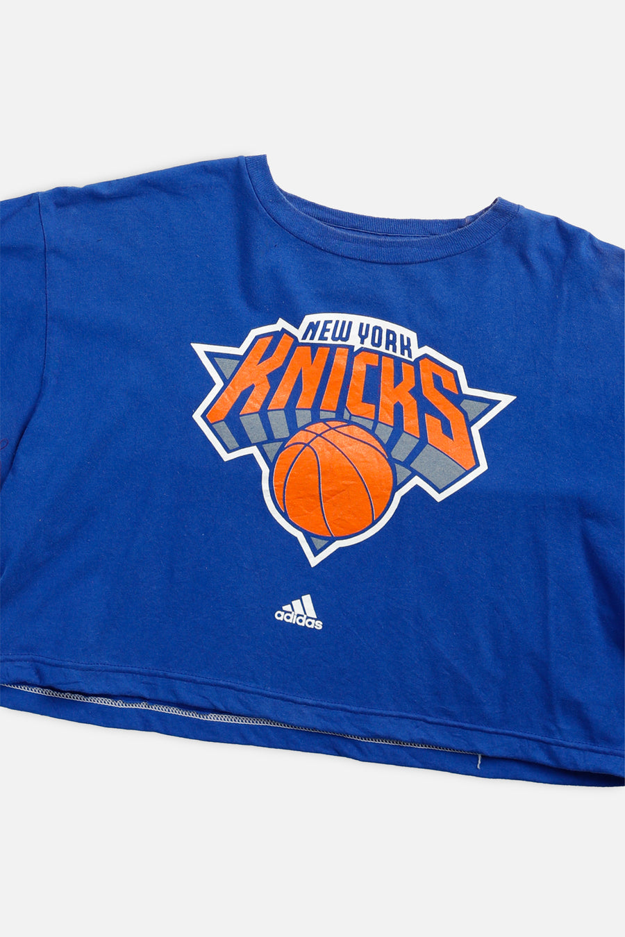 Rework NY Knicks NBA Crop Tee - L