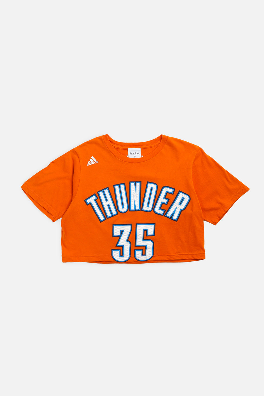 Rework Oklahoma City Thunder NBA Crop Tee - XS