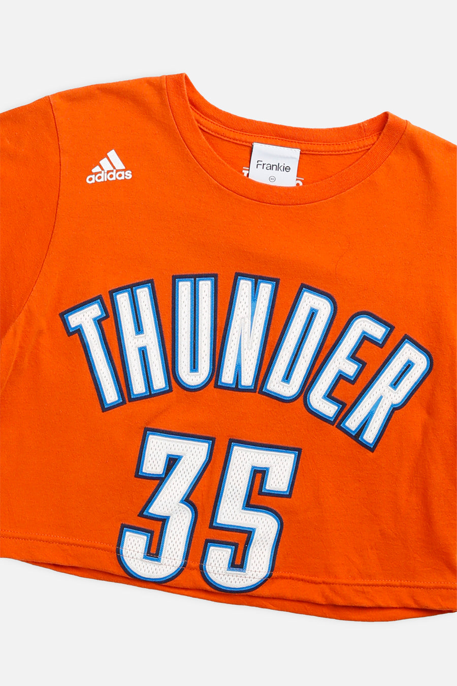 Rework Oklahoma City Thunder NBA Crop Tee - XS