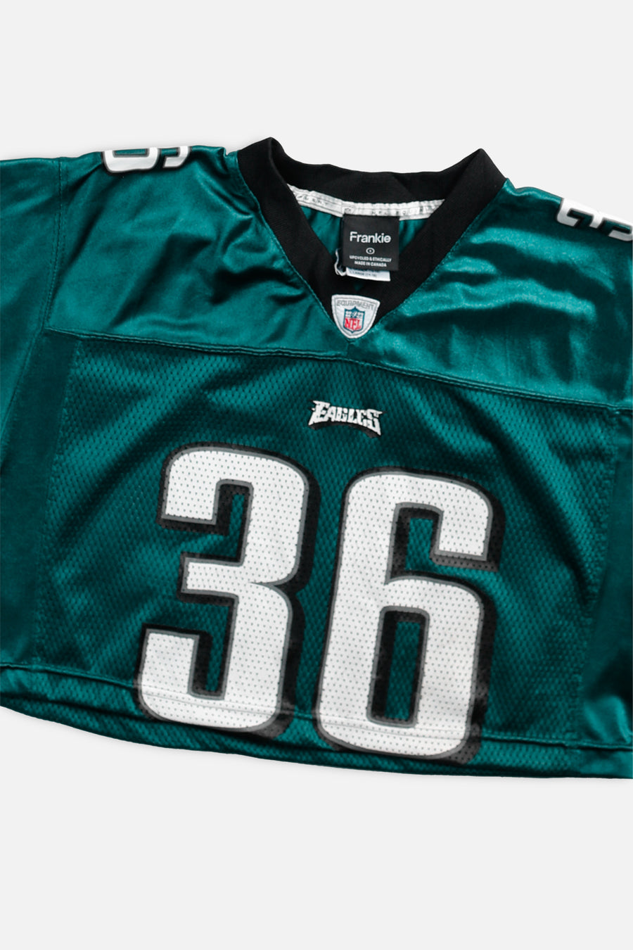 Rework Crop Philadelphia Eagles NFL Jersey - S