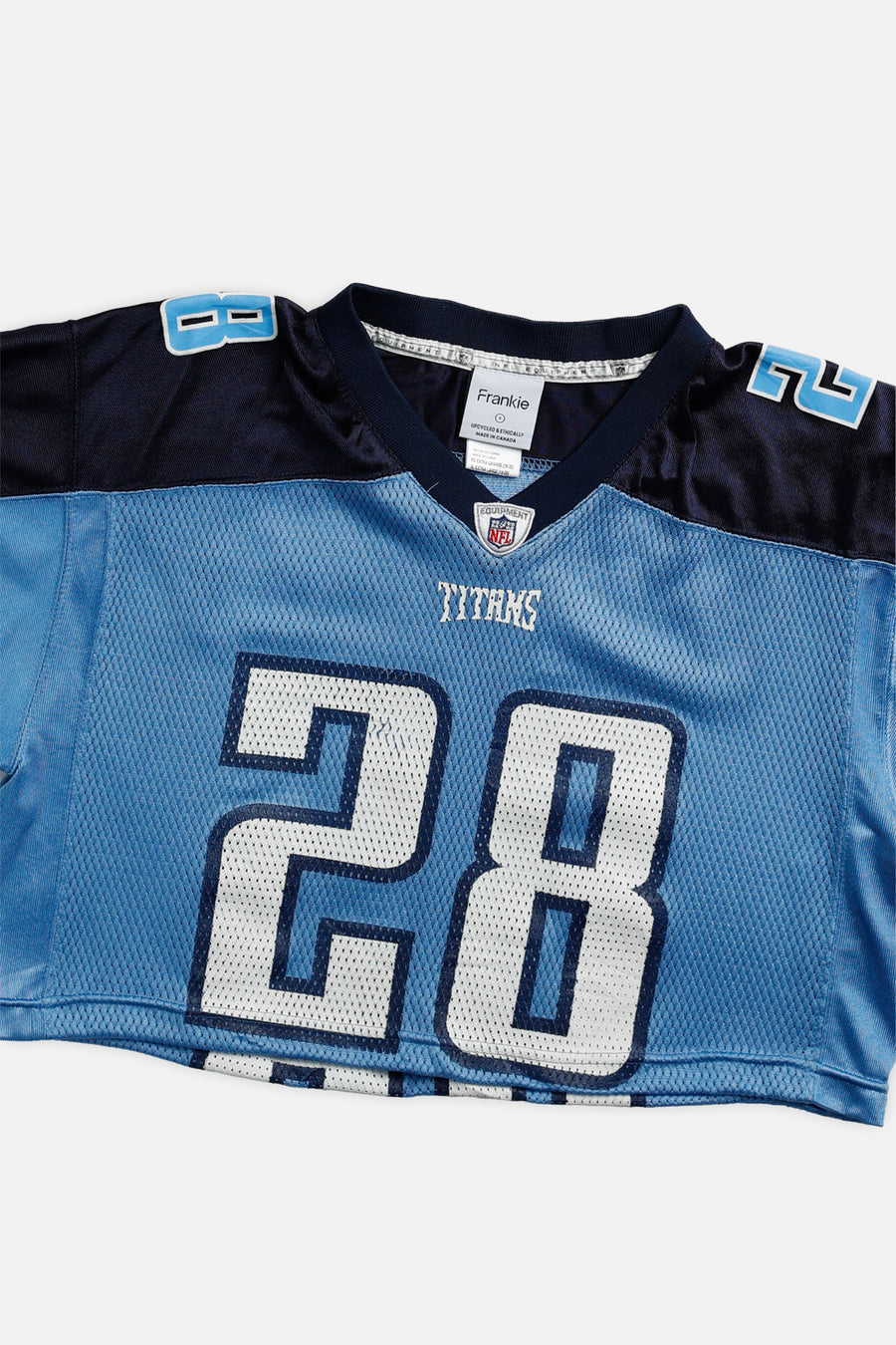 Rework Crop Tennessee Titans NFL Jersey - S