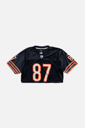 Rework Crop Chicago Bears NFL Jersey - S