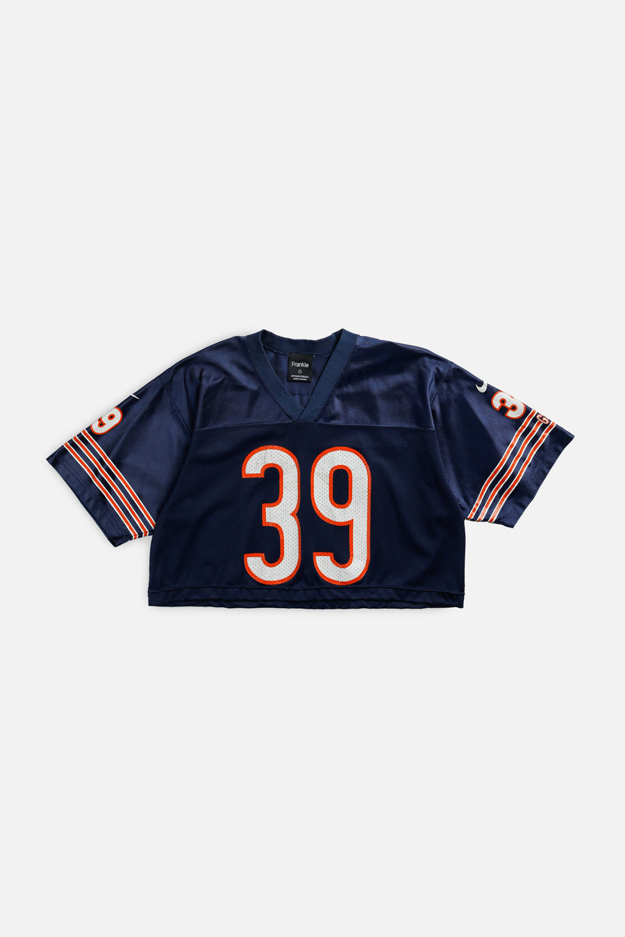 Rework Crop Chicago Bears NFL Jersey - S