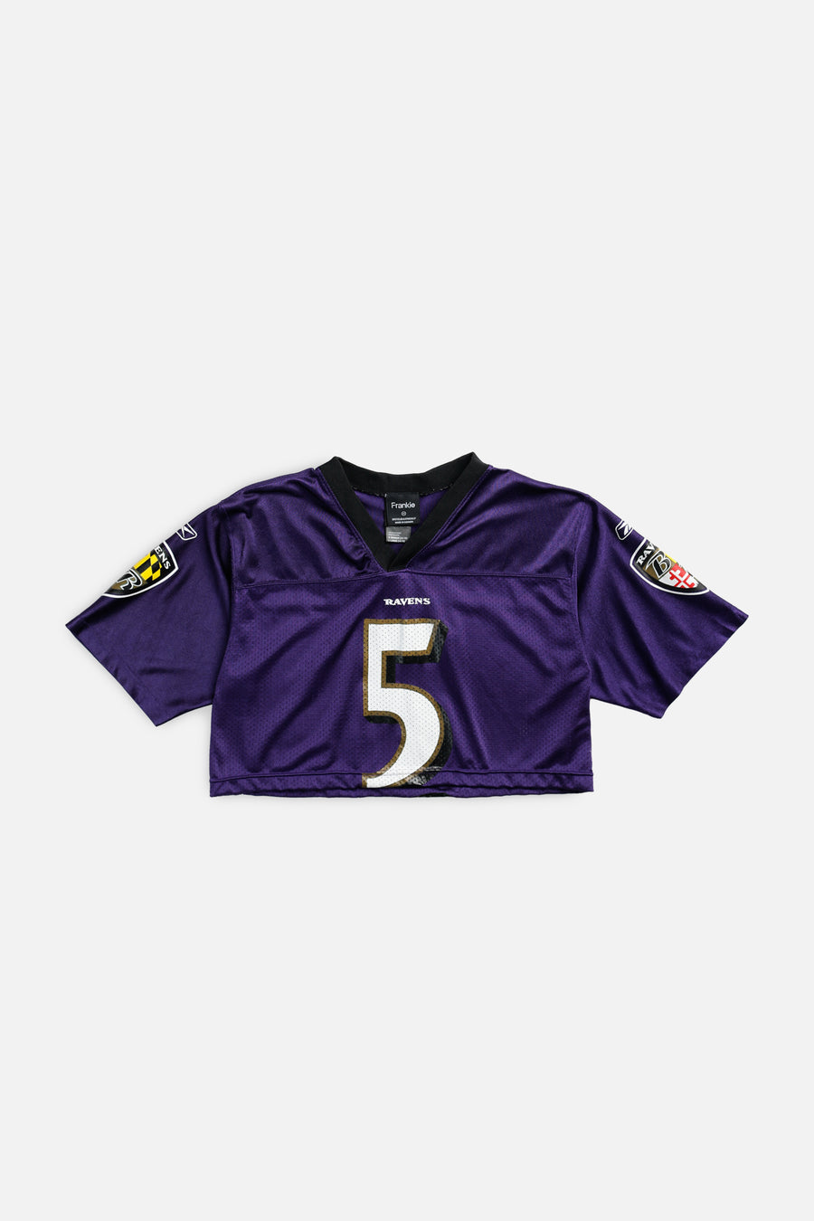 Rework Crop Baltimore Ravens NFL Jersey - XS