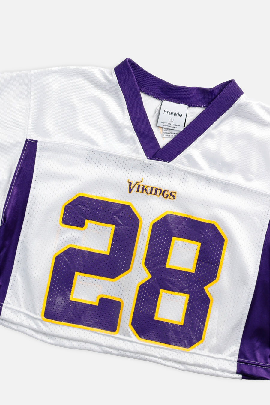 Rework Crop Minnesota Vikings NFL Jersey - S