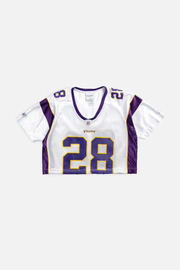 Rework Crop Minnesota Vikings NFL Jersey - S