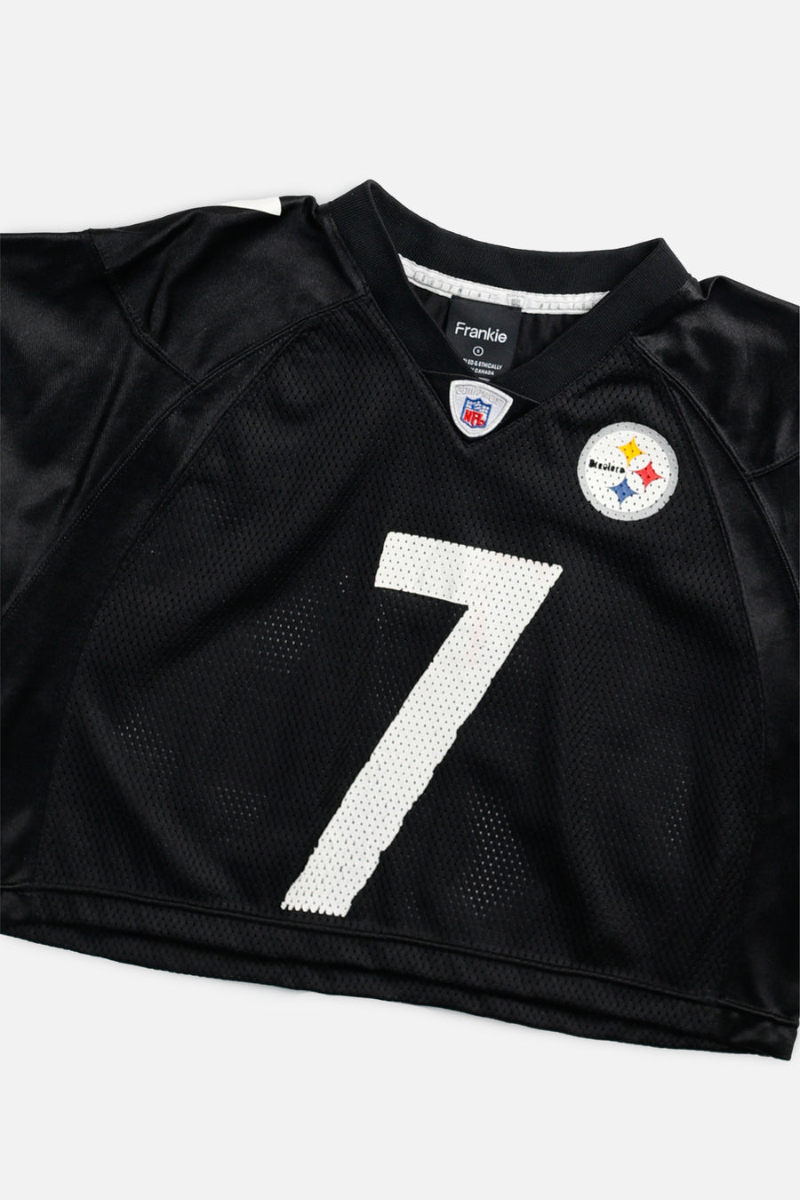 Rework Crop Pittsburgh Steelers NFL Jersey - S