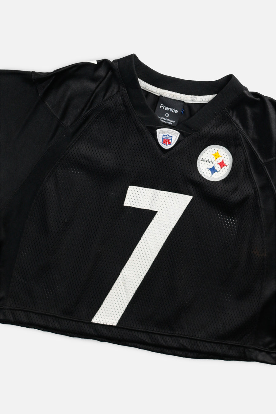 Rework Crop Pittsburgh Steelers NFL Jersey - S