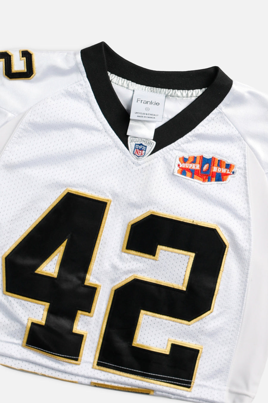 Rework Crop New Orleans Saints NFL Jersey - XS