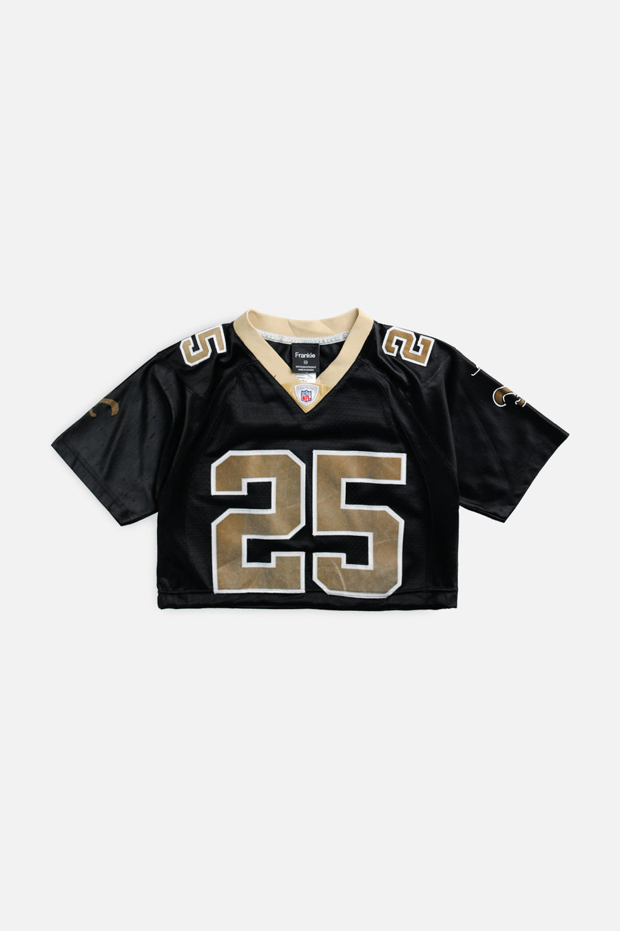 Rework Crop New Orleans Saints NFL Jersey - XS