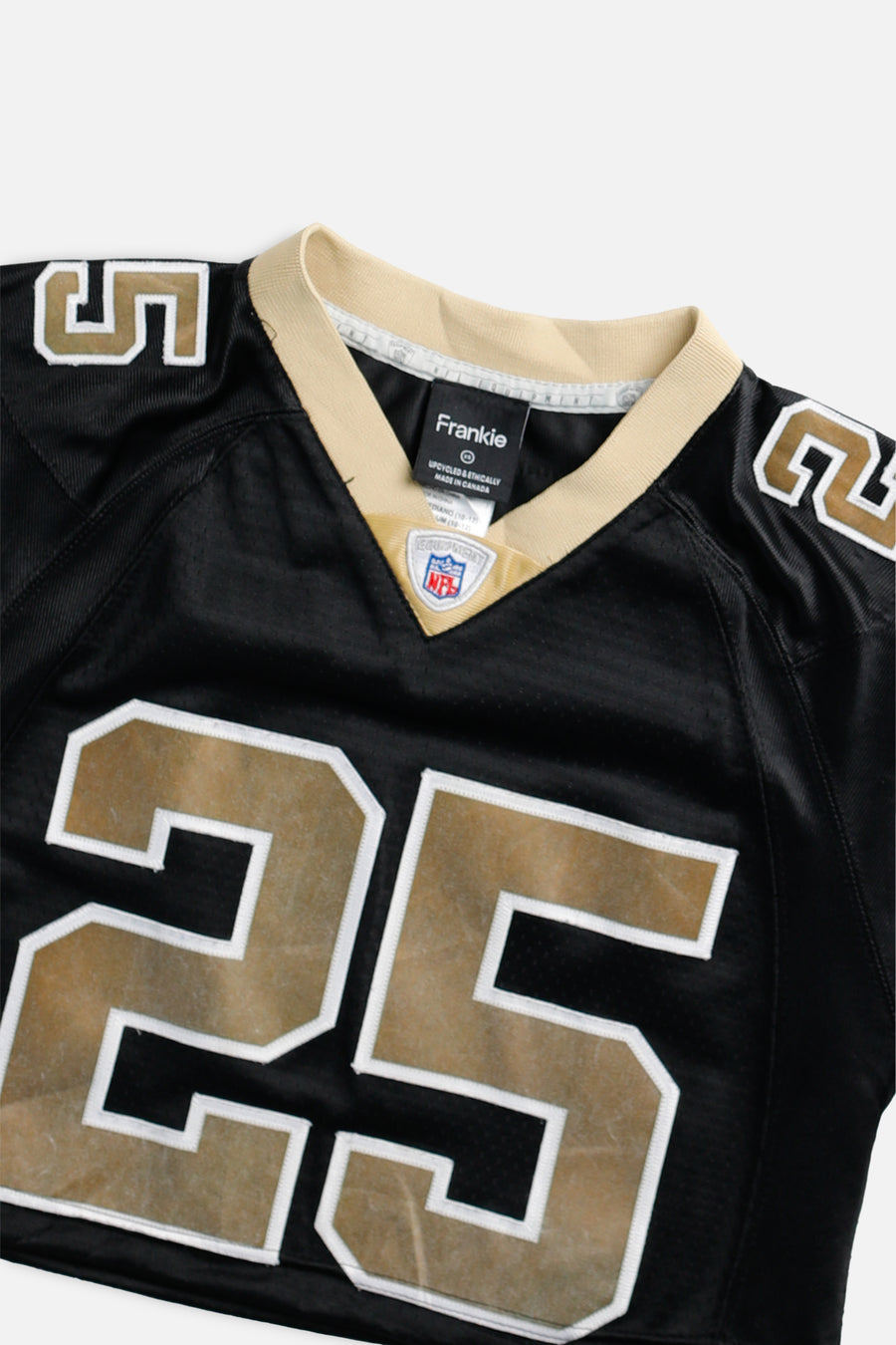 Rework Crop New Orleans Saints NFL Jersey - XS