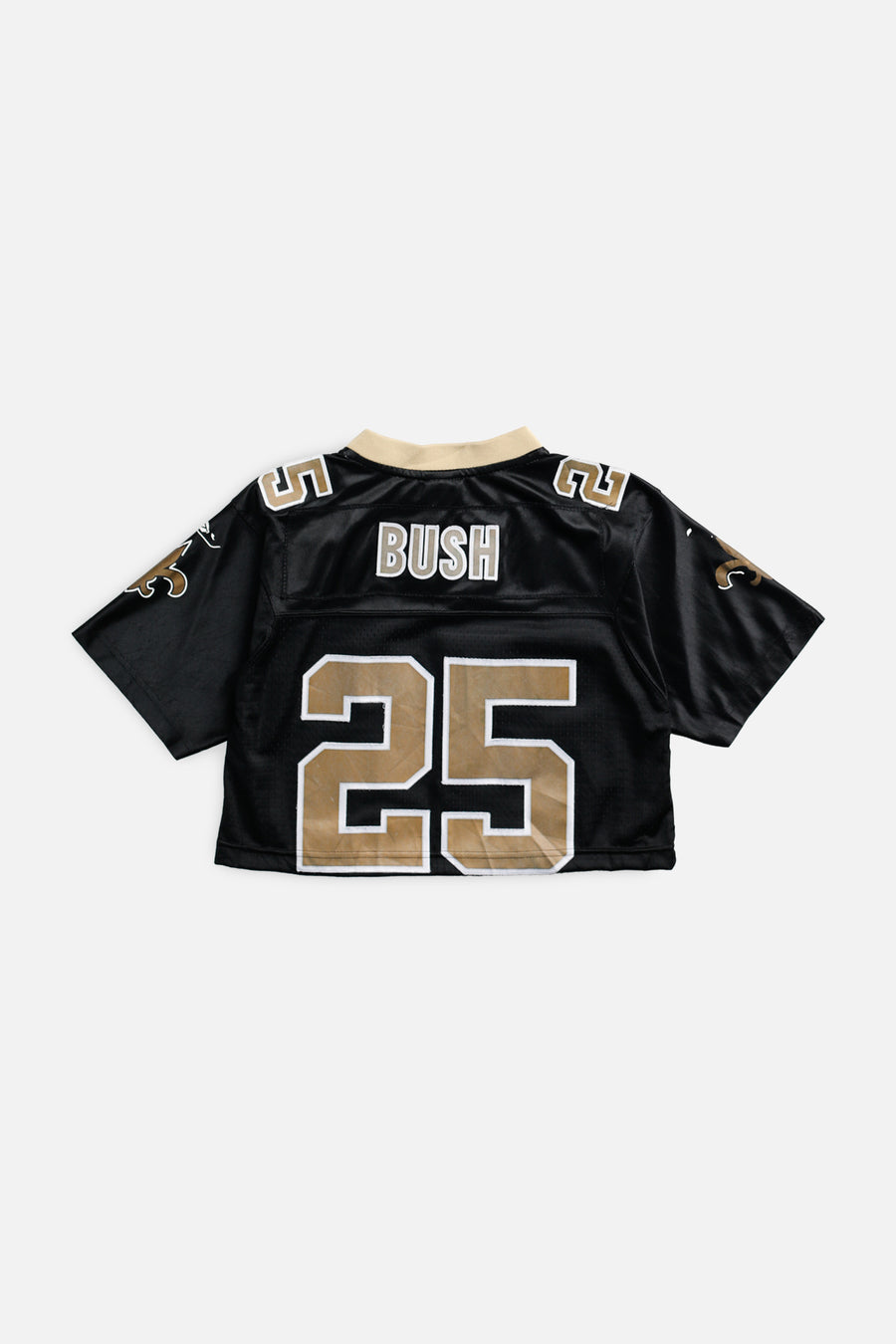 Rework Crop New Orleans Saints NFL Jersey - XS