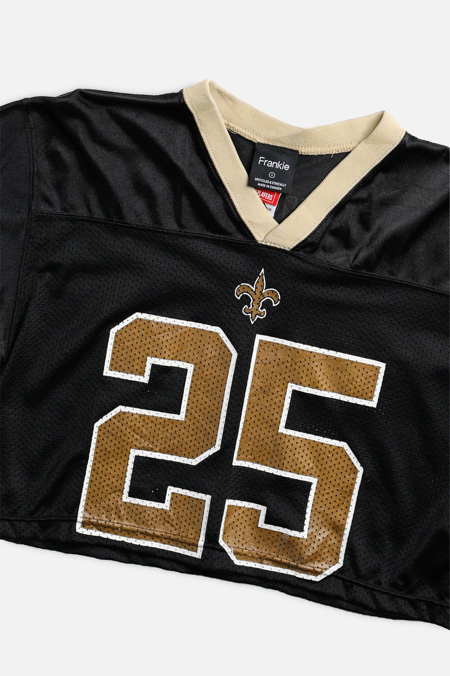 Rework Crop New Orleans Saints NFL Jersey - S