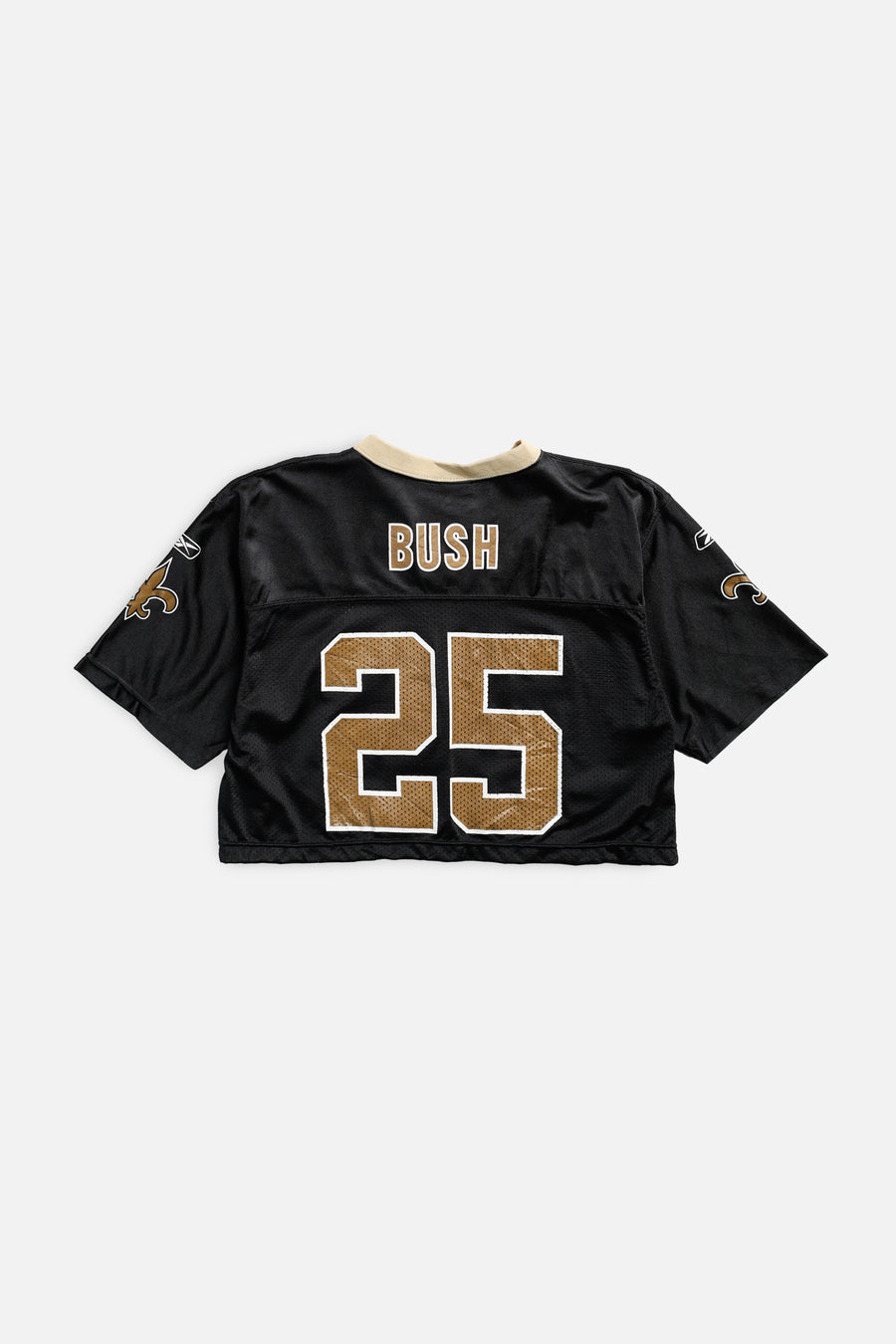 Rework Crop New Orleans Saints NFL Jersey - S