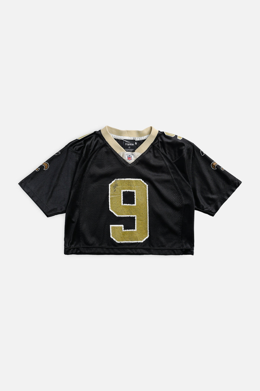 Rework Crop New Orleans Saints NFL Jersey - XS