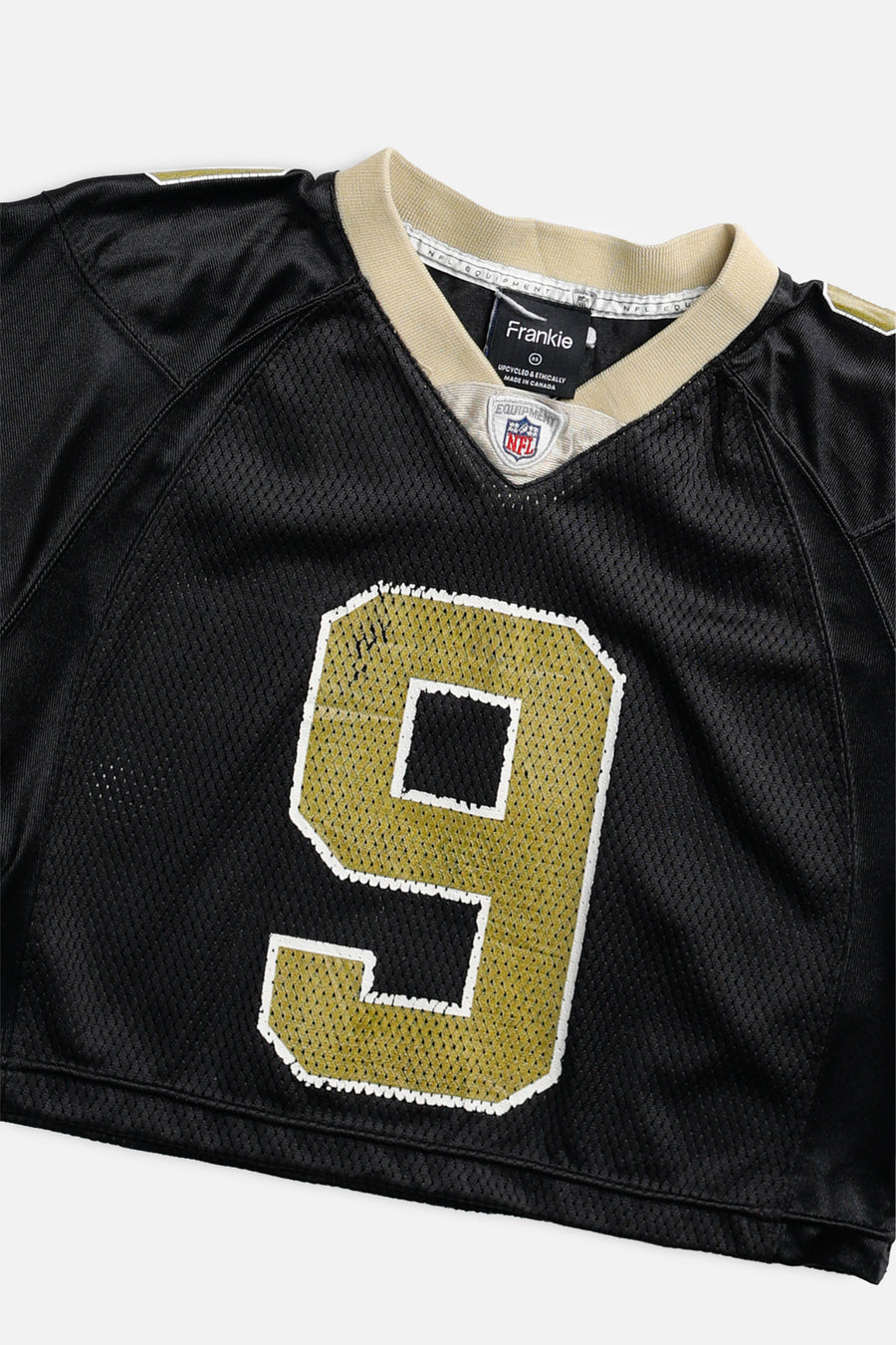 Rework Crop New Orleans Saints NFL Jersey - XS