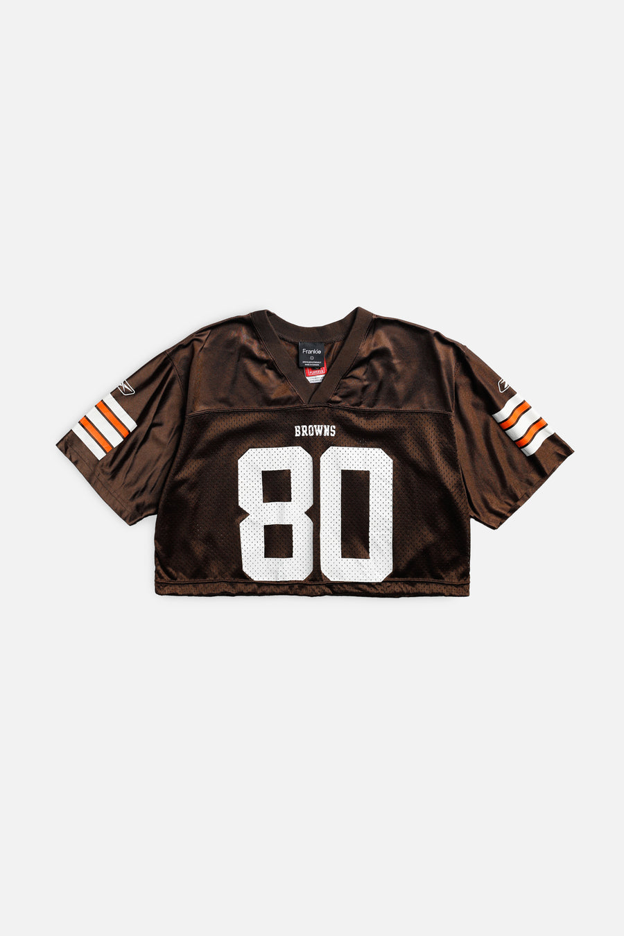 Rework Crop Cleveland Browns NFL Jersey - S