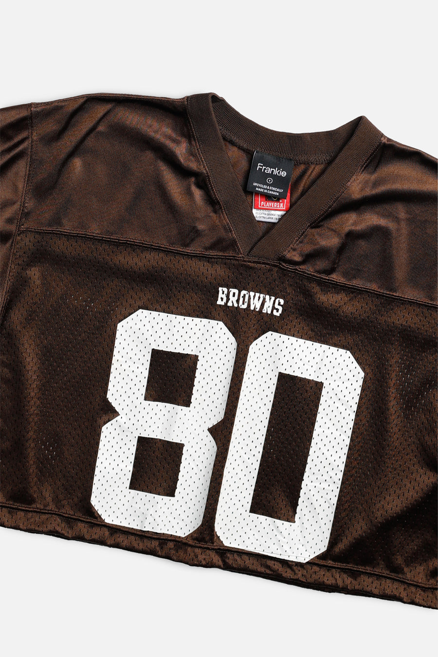 Rework Crop Cleveland Browns NFL Jersey - S