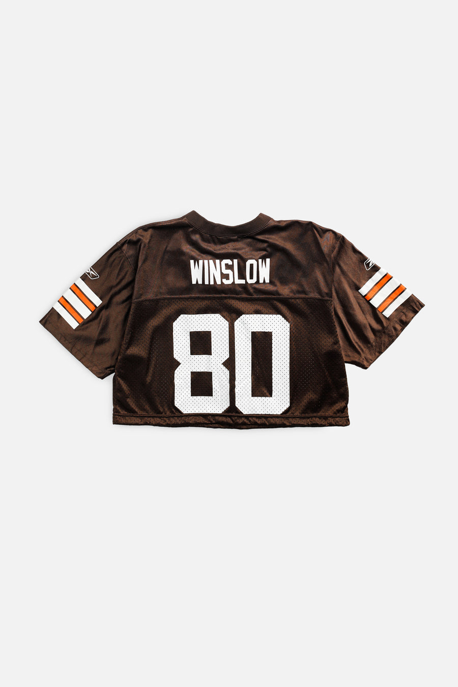 Rework Crop Cleveland Browns NFL Jersey - S