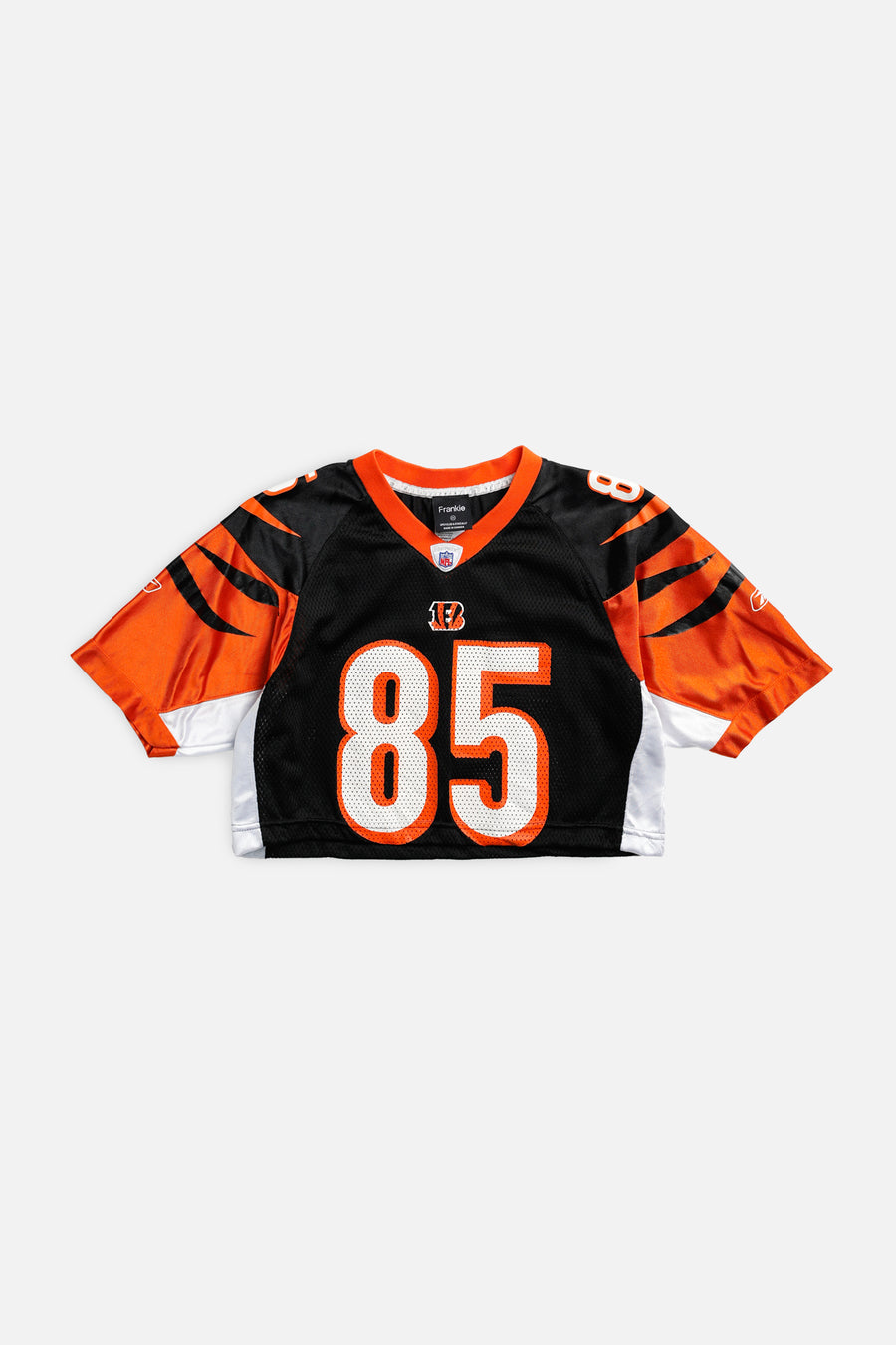 Rework Crop Cincinnati Bengals NFL Jersey - XS