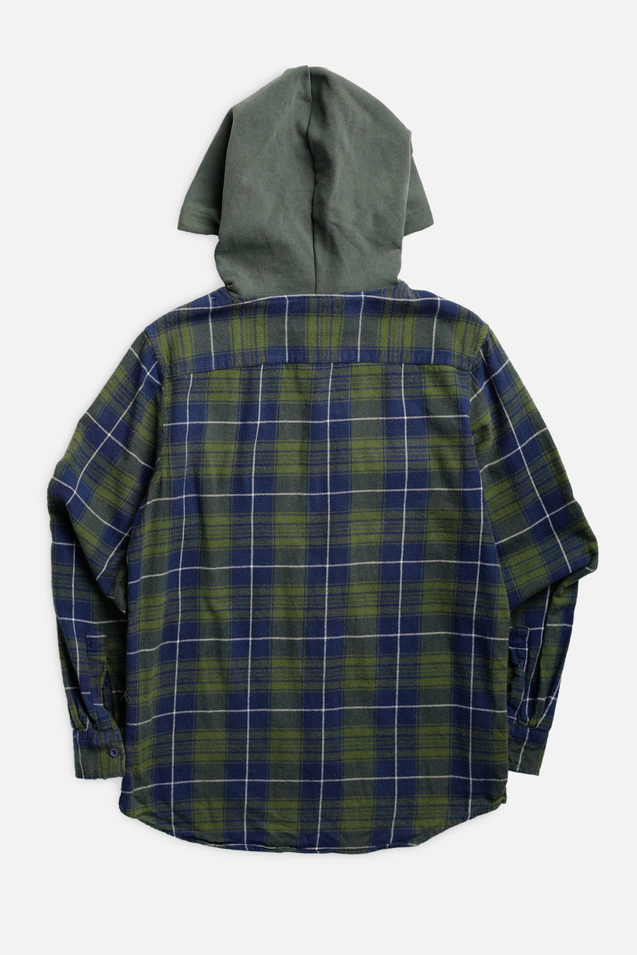 Unisex Rework Hooded Flannel - S