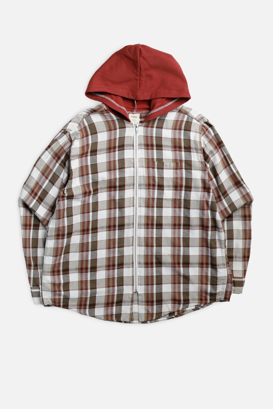 Unisex Rework Hooded Flannel - XXL