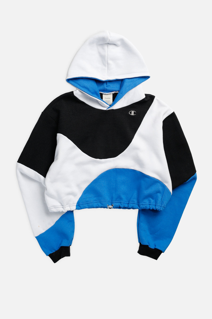 Rework Champion Wave Crop Sweatshirt - M