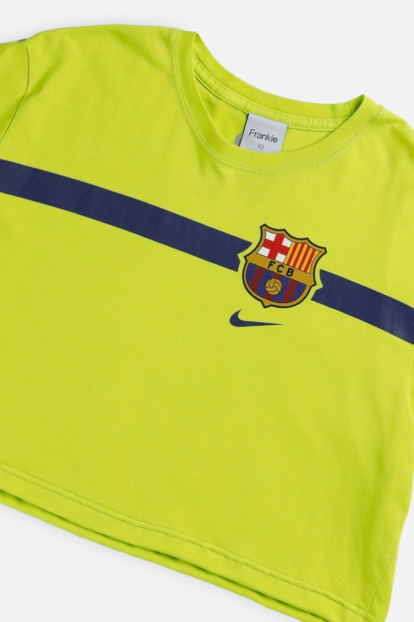 Rework Crop Barcelona Soccer Tee - XL