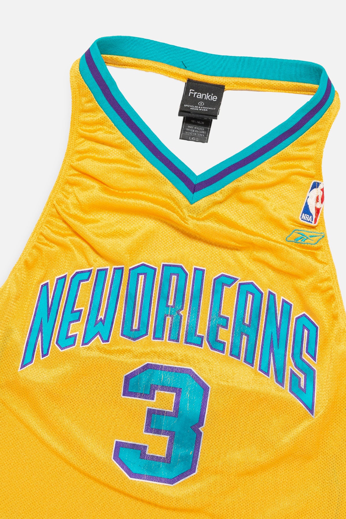 Rework New Orleans Hornets Halter Top