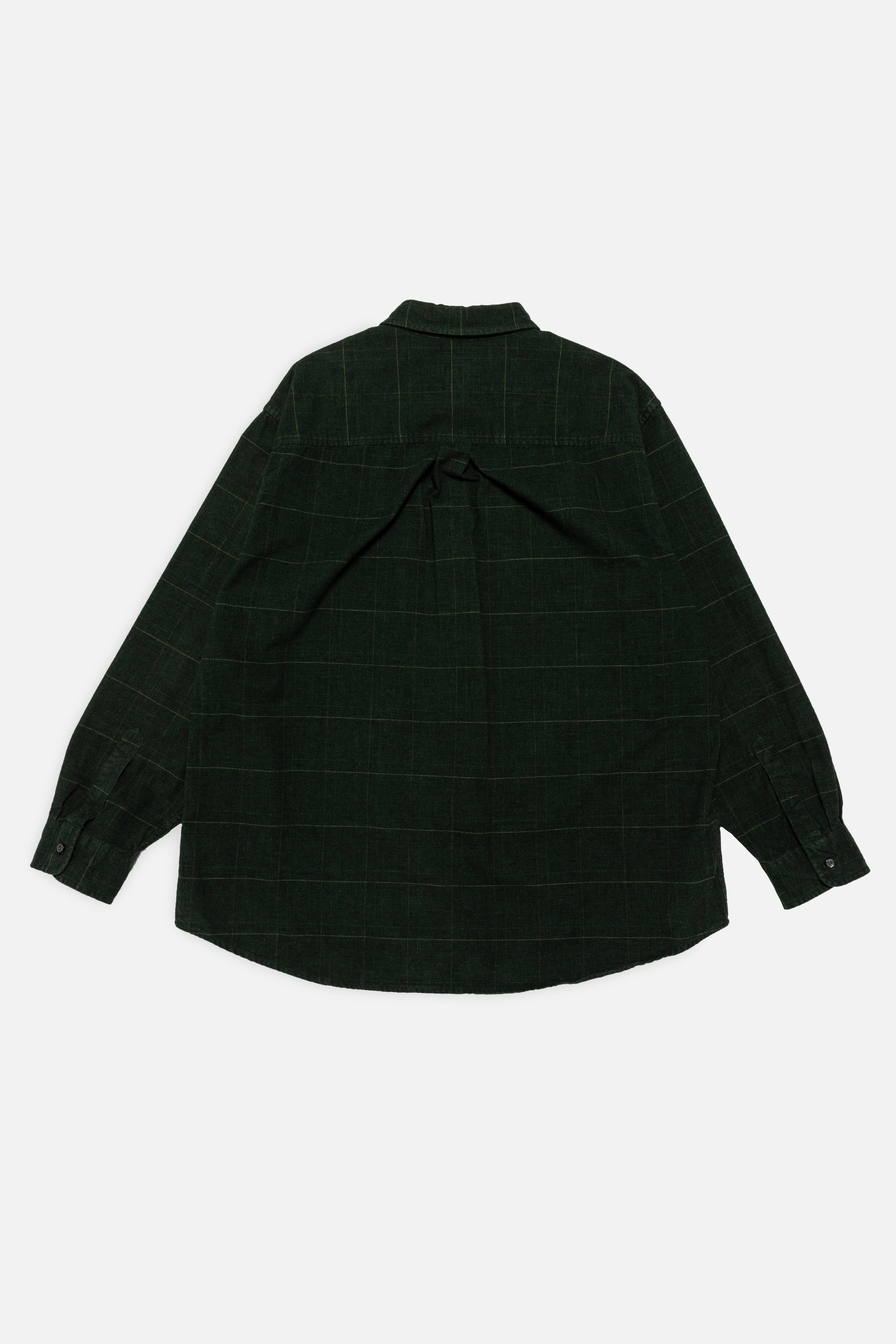 Vintage Corduroy Plaid Button Down Shirt