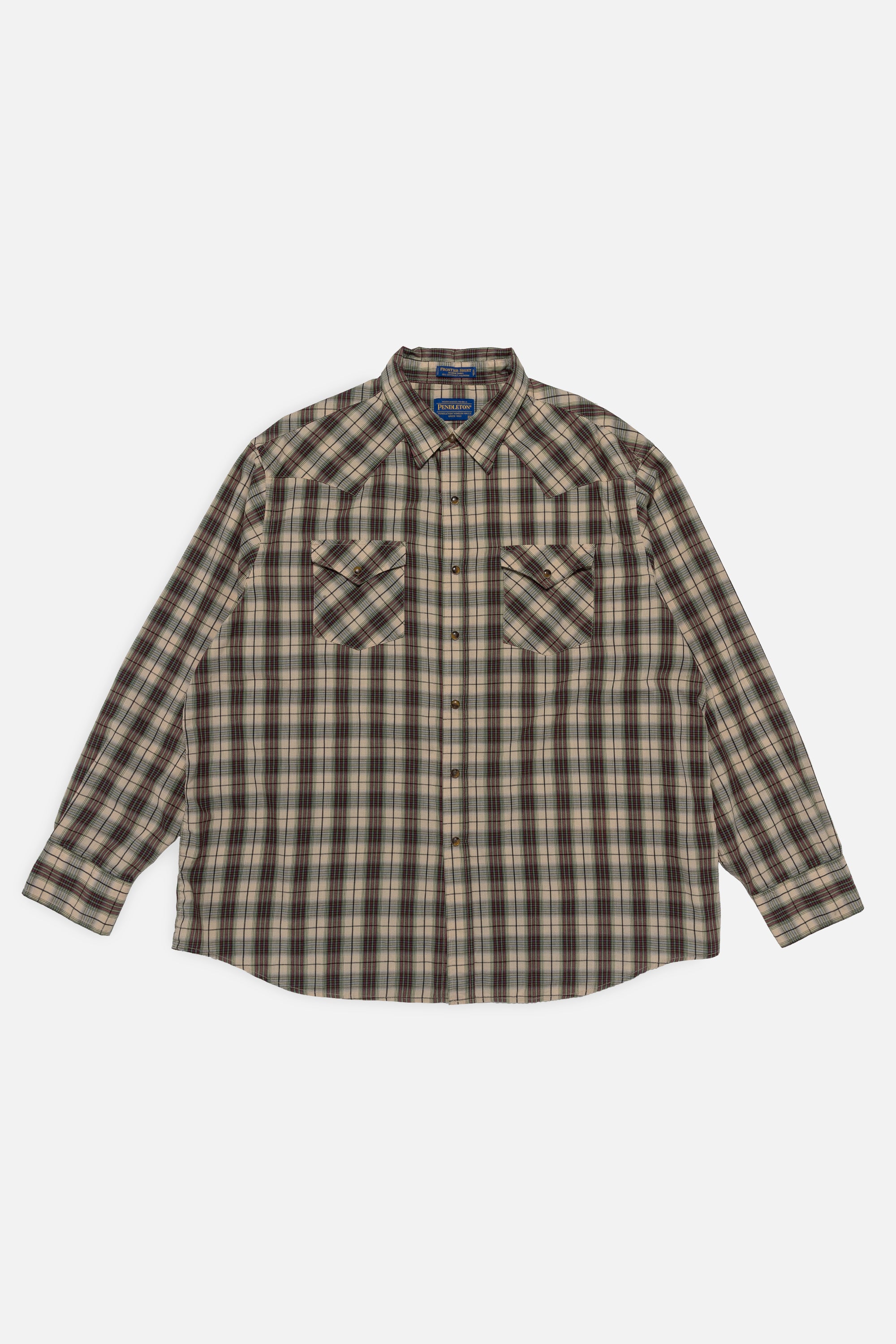 Vintage Plaid Button Down Shirt
