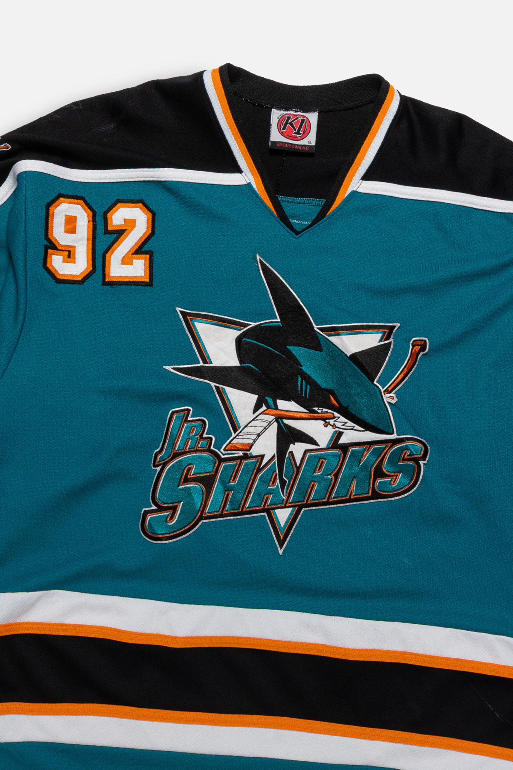 Vintage San Jose Sharks Jersey-NHL-Frankie Collective-Rework-Vintage-Streetwear