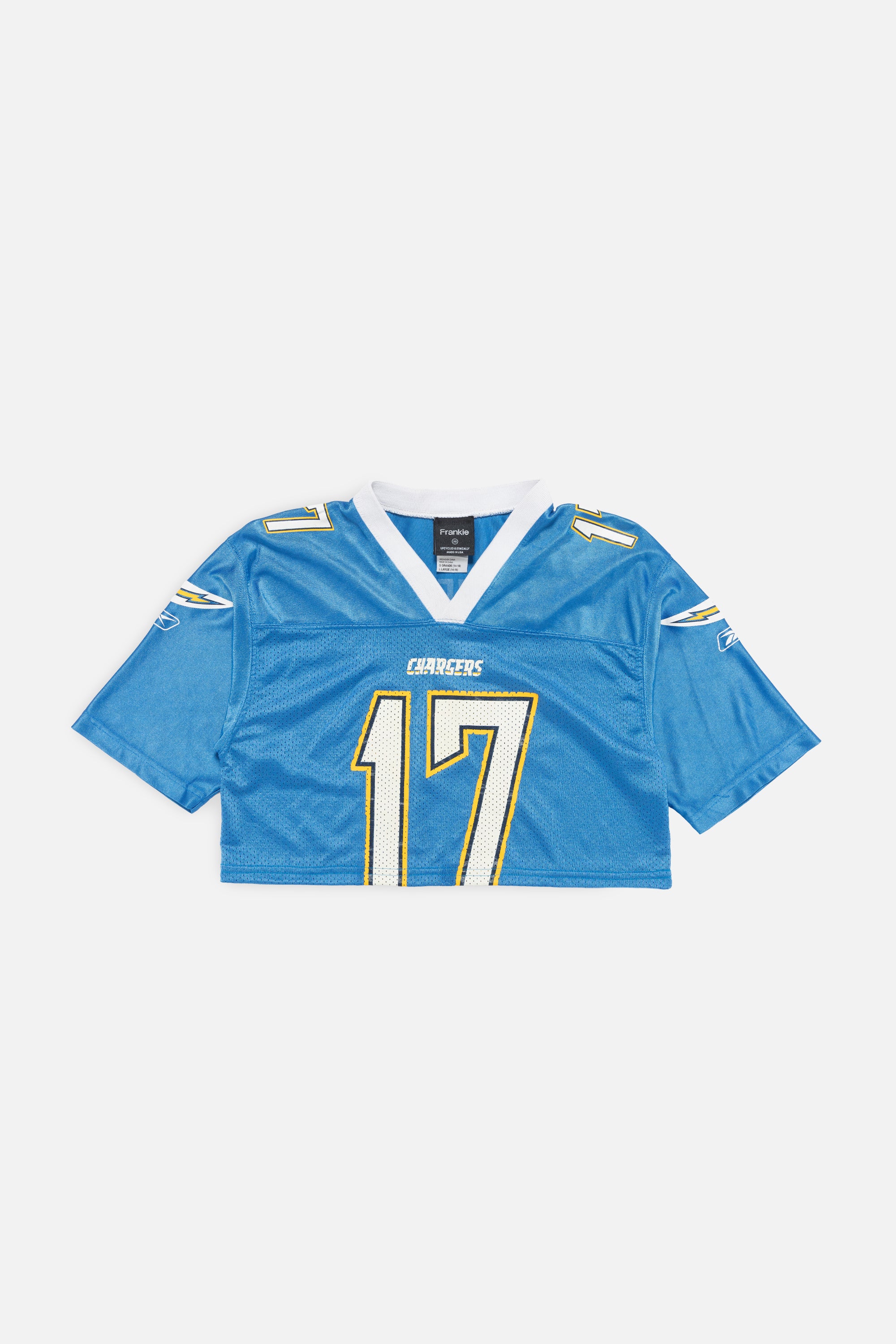 Rework Los Angeles Chargers Crop Jersey