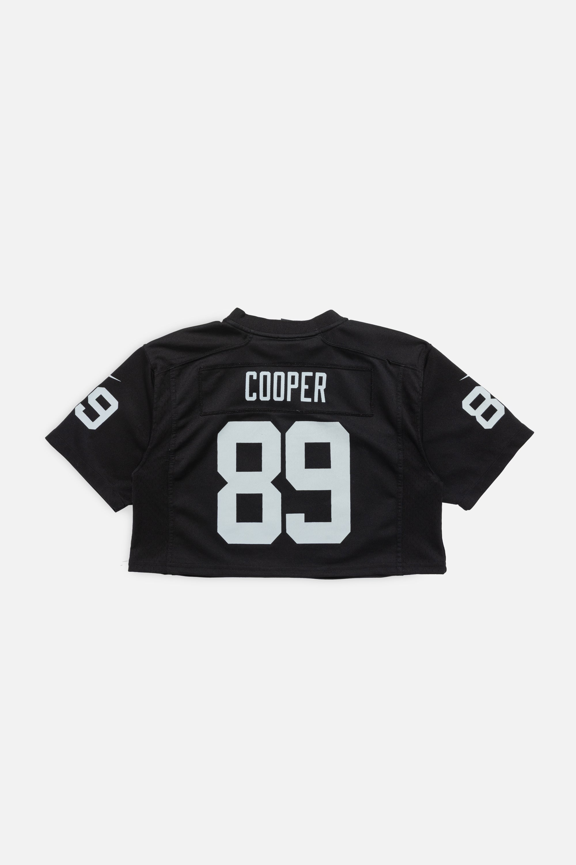 Rework Oakland Raiders Crop Jersey