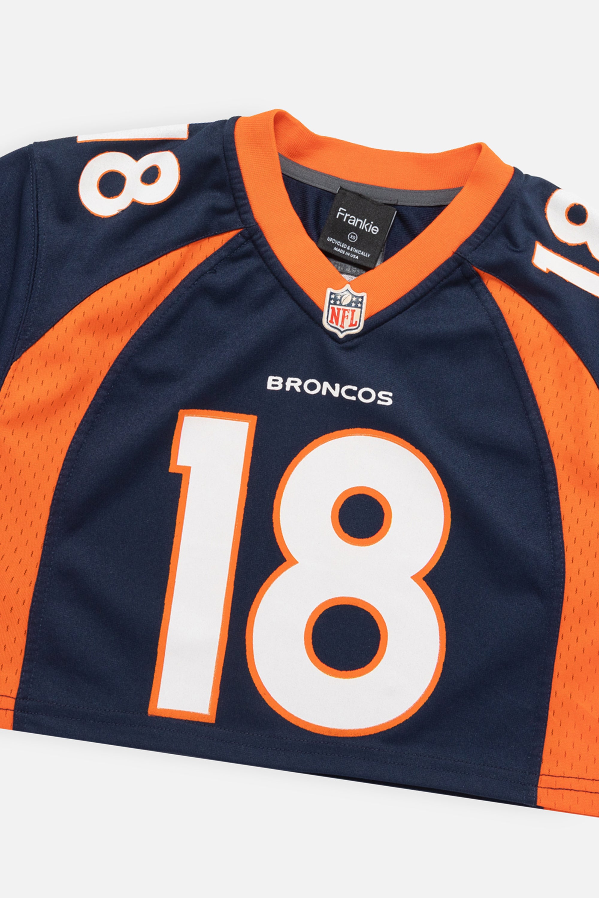 Rework Denver Broncos Crop Jersey