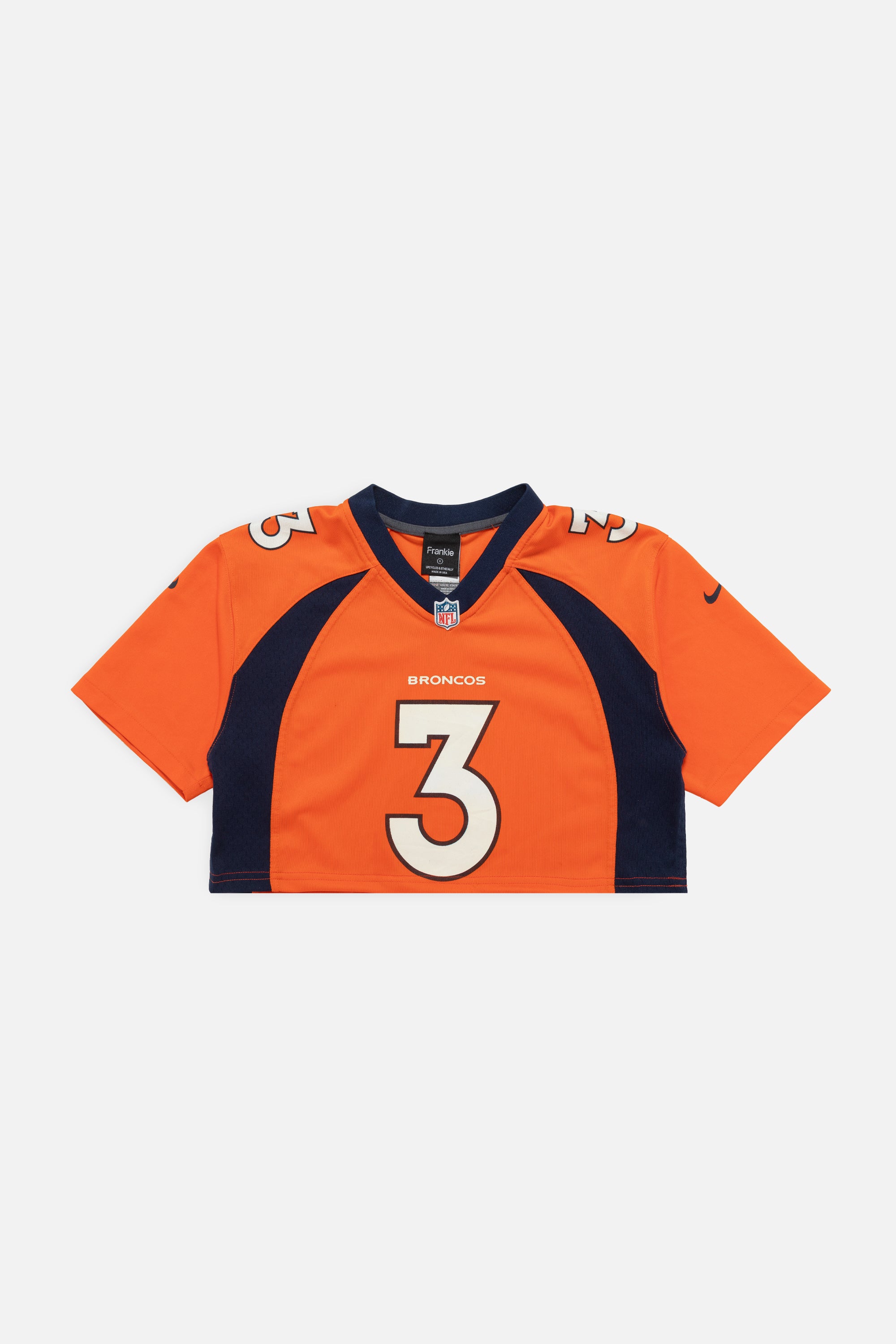Rework Denver Broncos Crop Jersey
