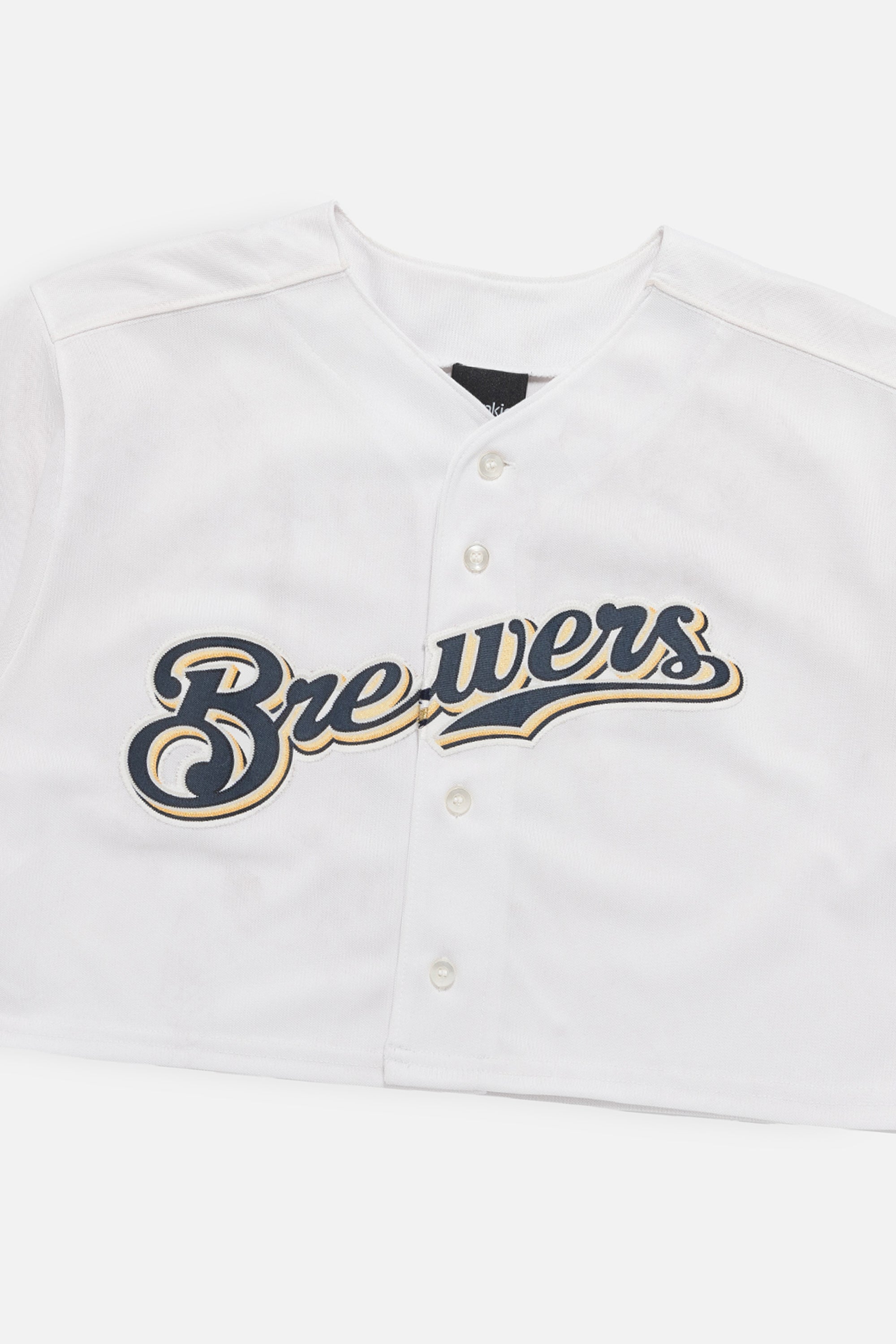 Rework Milwaukee Brewers Crop Jersey